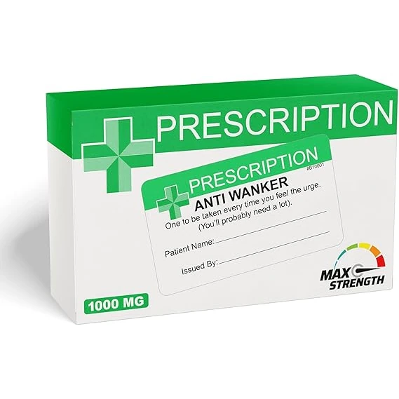 Anti Wanker Prescription Box